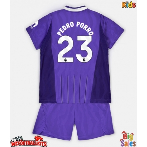 Tottenham Hotspur Pedro Porro #23 Replica Third Stadium Kit for Kids 2026-27 Short Sleeve (+ pants)